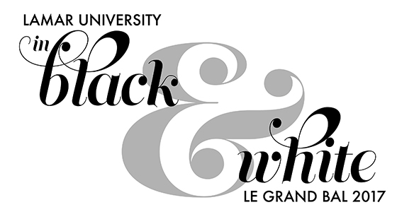 Le Grand Bal Lamar University in Black and White