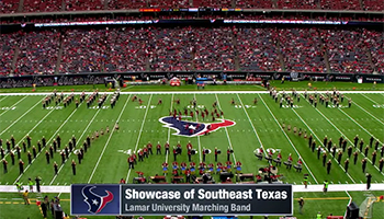 LU Performs at Houston Texans game